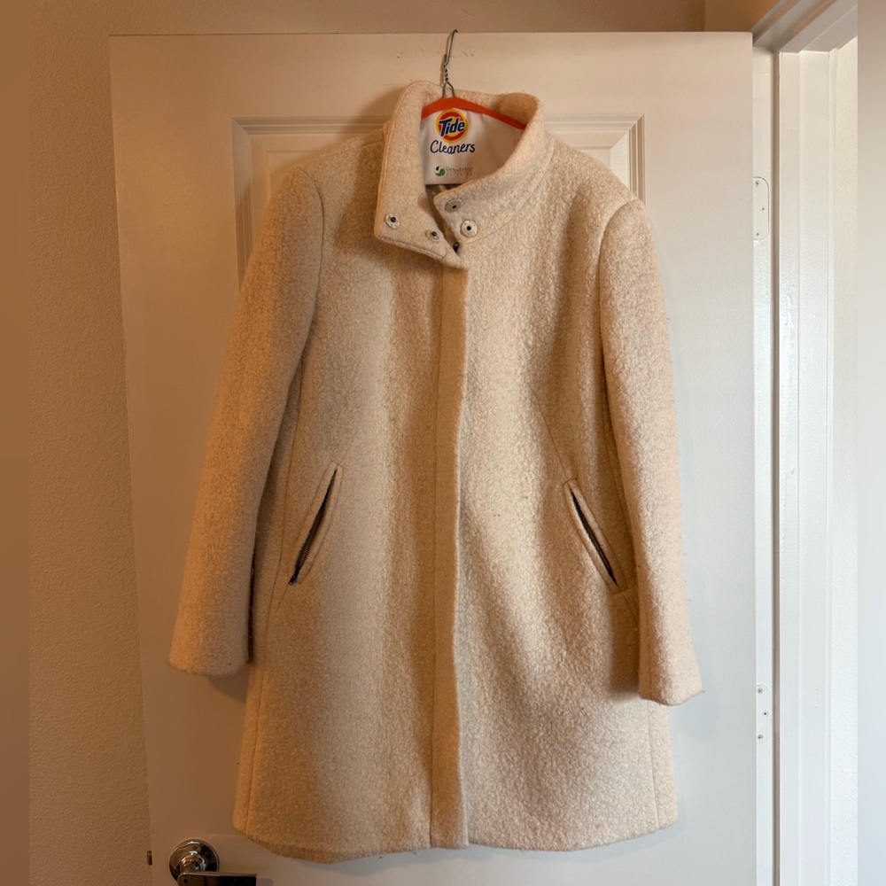 LOFT, Cream colored, Heavy Coat XL